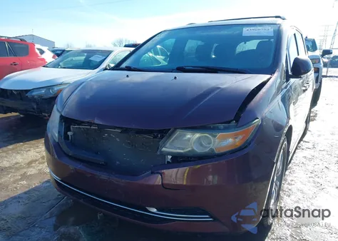 2015 Honda Odyssey Ex-L из США, поврежденный, VIN 5FNRL5H69FB094183